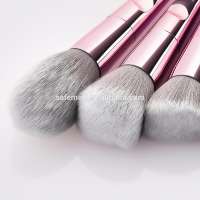 Factory wholesale high quality cosmetic tools 10 piece thumb makeup brush set rose gold