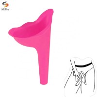 Portable Women Female Urinal Soft Silicone Urination Device Travel Outdoor Camping Stand Up Pee Toilet Urinals