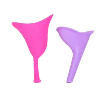 Outdoor Urination Device,Silicone toys Purple Ladies Urinal female urinal for Woman