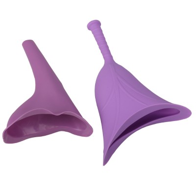 Female Urinal Travel Outdoor Camping Portable Female Standing Urinal Soft Silicone Urine Device